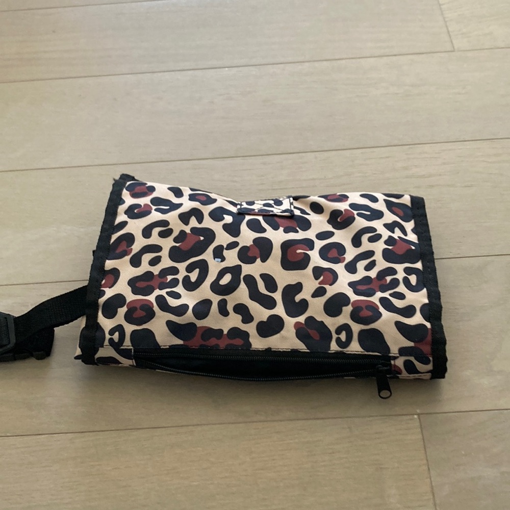 A baby changing pad